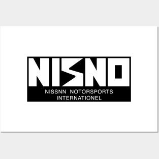 NISNO Initial D NISMO Old Logo Spoof White Posters and Art